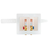 Eastman 60252 1/2 in. Sweat Dual Drain Washing Machine Outlet Box with Hammer Arrestors - 2