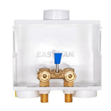 Eastman 60267 1/2 in. Sweat 1-Lever Dual Drain Washing Machine Outlet Box - 3