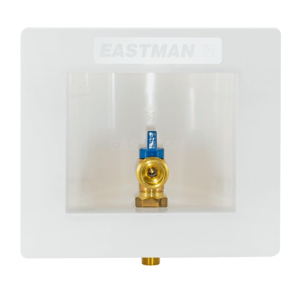 Eastman 60270 Half Inch Sweat Steam Dryer Outlet Box with Quarter Turn Cold Ball Valve