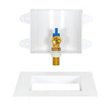Eastman 60270 Half Inch Sweat Steam Dryer Outlet Box with Quarter Turn Cold Ball Valve - 2