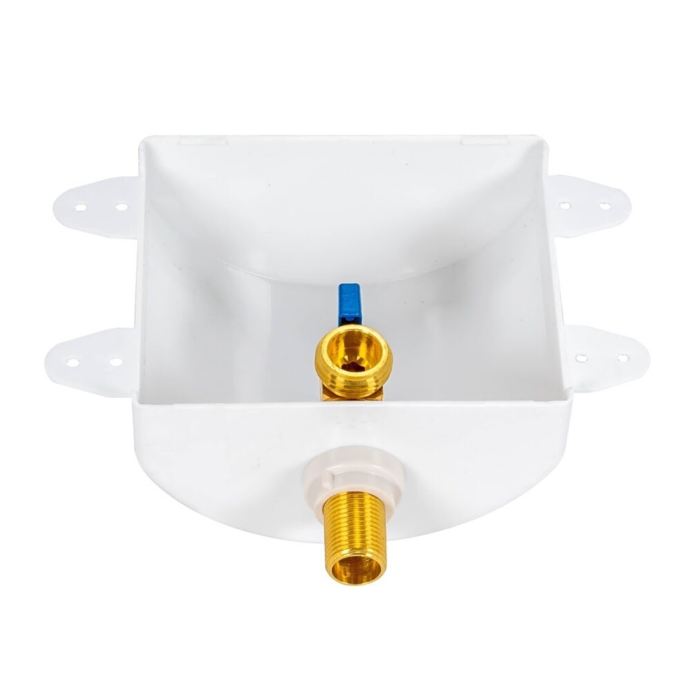 Eastman 60270 Half Inch Sweat Steam Dryer Outlet Box with Quarter Turn Cold Ball Valve - 3