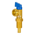 Eastman 60283 Half Inch Crimp PEX Cold Washing Machine Outlet Box Valve with Blue Handle