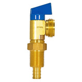 Eastman 60283 Half Inch Crimp PEX Cold Washing Machine Outlet Box Valve with Blue Handle - 2