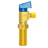 Eastman 60284 Brass Ice Maker Outlet Box Ball Valve 1/2 in MIP Sweat x 1/4 in Compression - 2