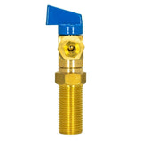 Eastman 60284 Brass Ice Maker Outlet Box Ball Valve 1/2 in MIP Sweat x 1/4 in Compression - 3