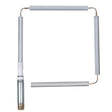 Eastman 60289 42 in. Flexible Aluminum Zinc Water Heater Anode Rod with 5 in. Nipple Fitting
