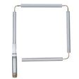 Eastman 60289 42 in. Flexible Aluminum Zinc Water Heater Anode Rod with 5 in. Nipple Fitting
