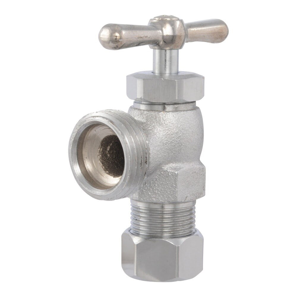 Eastman 60301 5/8 in OD Inlet Washing Machine Valve with 1/2 in Compression Connection