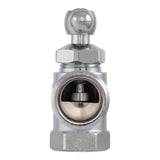 Eastman 60303 1/2 in. FIP x 3/4 in. MHT Chrome Plated Brass Multi Turn Washing Machine Valve - 3