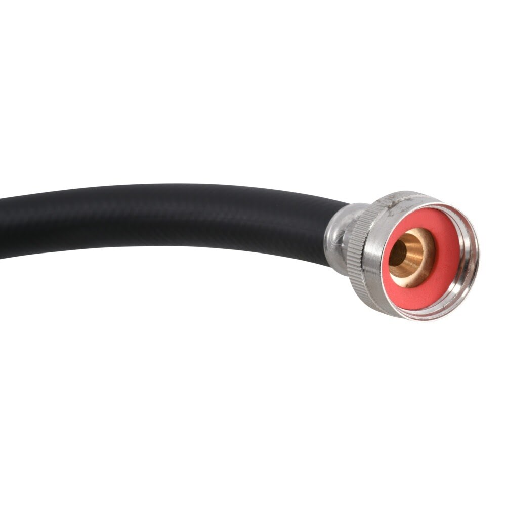 Eastman 60309P 12 ft Black PVC Utility Hose for Drainage and Fill Applications - 3