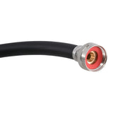 Eastman 60309P 12 ft Black PVC Utility Hose for Drainage and Fill Applications - 3