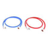 Eastman 60315P 5 ft PVC Washing Machine Hoses with 90 Degree Elbows (2 Pack) - 2
