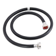 Eastman 60321P 4 ft Black PVC Washing Machine Hose for Residential Washer Water Supply