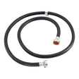 Eastman 60323P 3/4 in x 5 ft Black PVC Washing Machine Hose with Brass Fittings