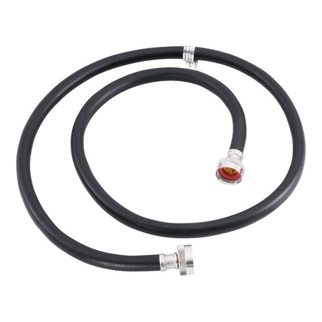 Eastman 60323P 3/4 in x 5 ft Black PVC Washing Machine Hose with Brass Fittings