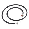 Eastman 60325P 6 ft. Black PVC Washing Machine Hose with 3/4 in. FHT x 3/4 in. FHT Brass Fittings