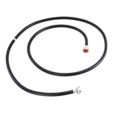 Eastman 60327P 8 ft Black PVC Washing Machine Hose with 3/4 in FHT x 3/4 in FHT Connections