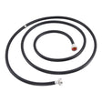 Eastman 60329P 10 ft Black PVC Washing Machine Hose with Brass Fittings