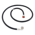 Eastman 60333P 5 ft Black PVC Washing Machine Hose with 90 Degree Elbow