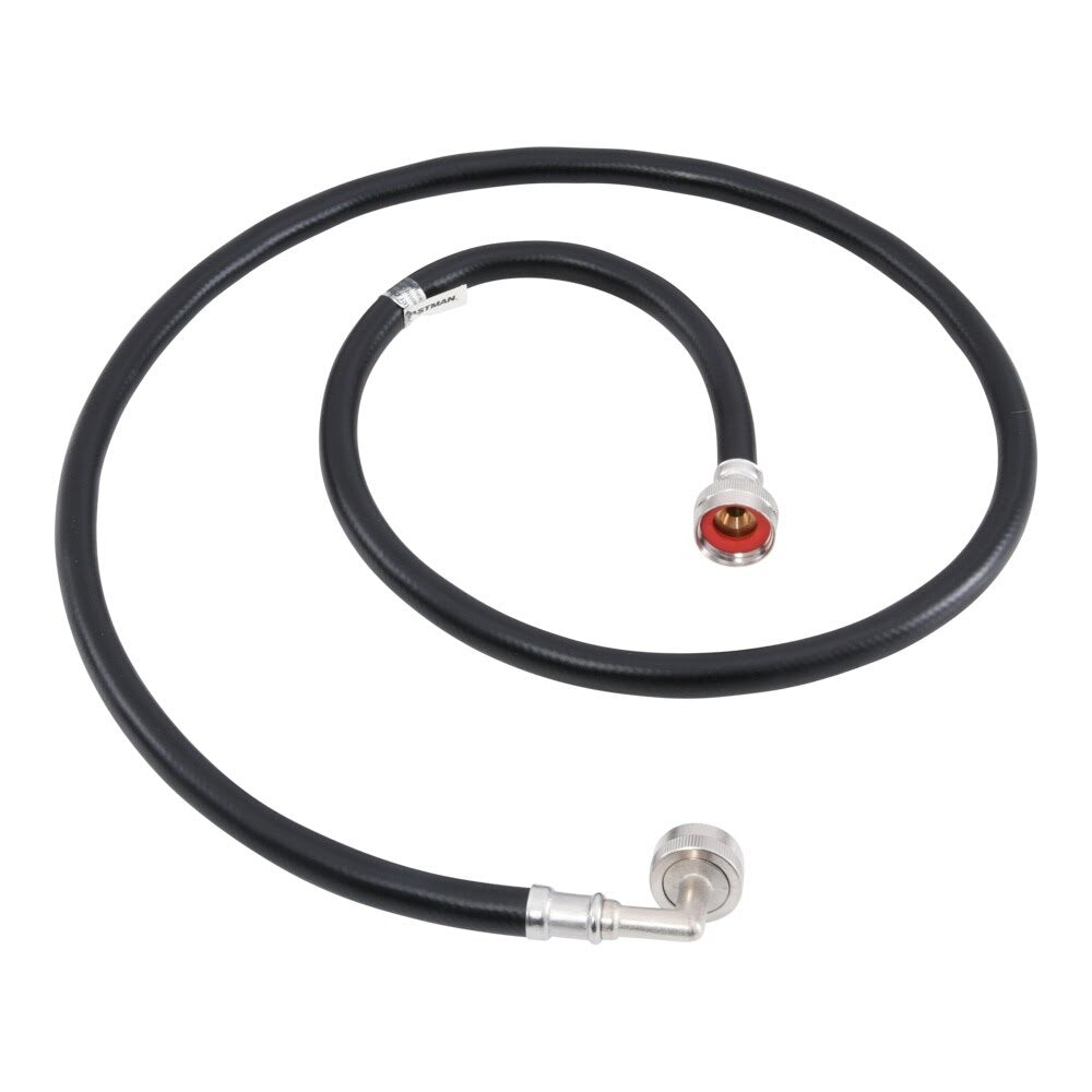 Eastman 60333P 5 ft Black PVC Washing Machine Hose with 90 Degree Elbow