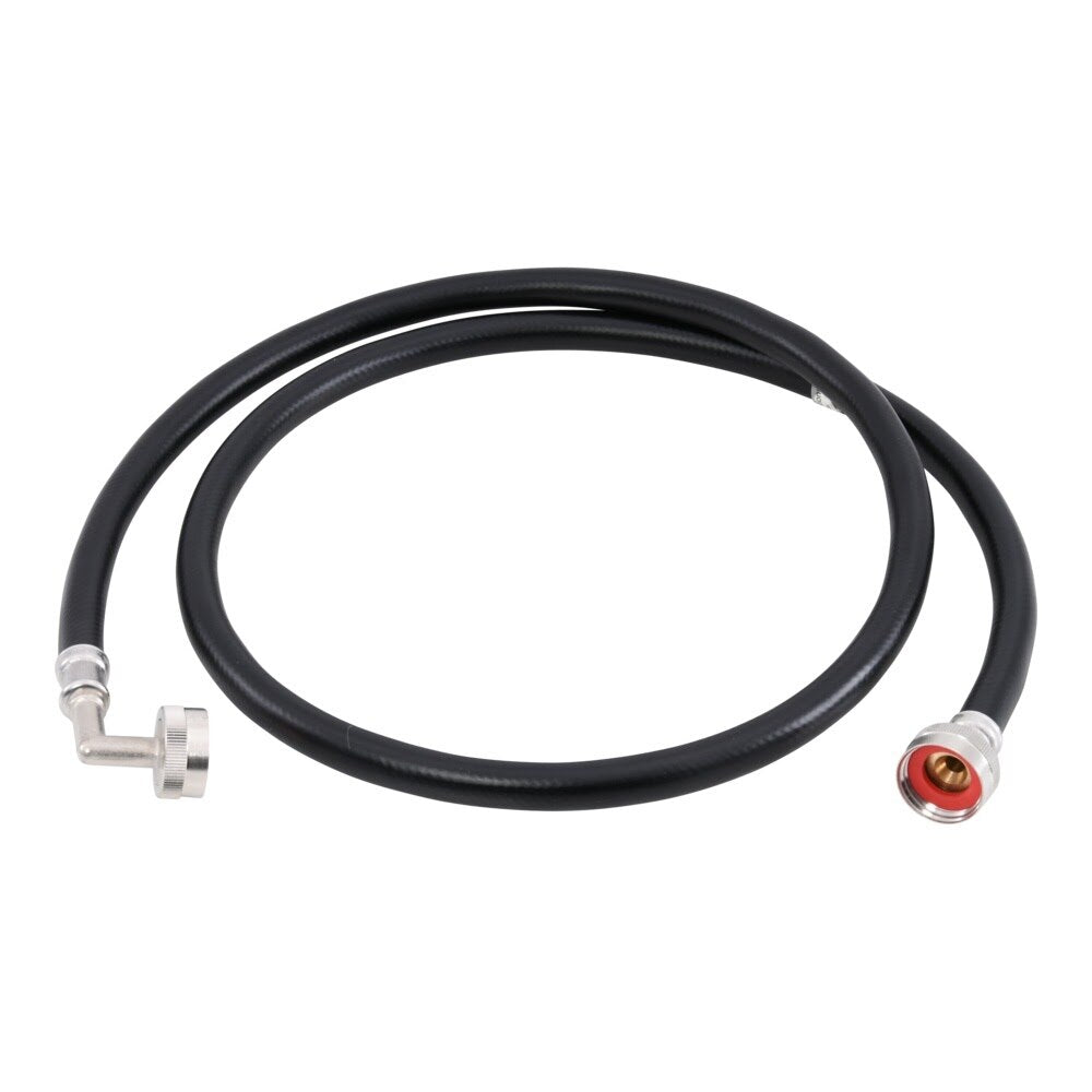 Eastman 60333P 5 ft Black PVC Washing Machine Hose with 90 Degree Elbow - 2