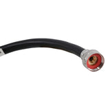 Eastman 60333P 5 ft Black PVC Washing Machine Hose with 90 Degree Elbow - 3