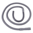 Eastman 60357 8 ft Gray SSD Style Flexible Washing Machine Discharge Hose