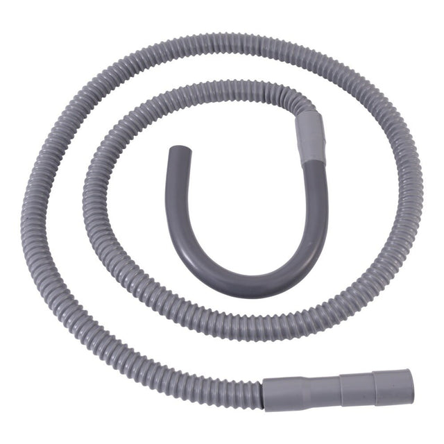 Eastman 60357 8 ft Gray SSD Style Flexible Washing Machine Discharge Hose