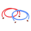 Eastman 60484P 5 ft PVC Washing Machine Hoses with Brass Fittings for Washer Water Supply (1 Pair)