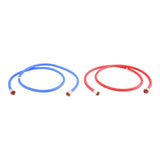 Eastman 60486P 6 ft. PVC Washing Machine Hose with Brass Fittings (1 Pair) - 2