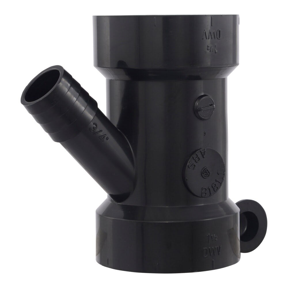 Eastman 60519 1-1/2 in x 1-1/2 in x 3/4 in ABS DWV Appliance Wye Fitting