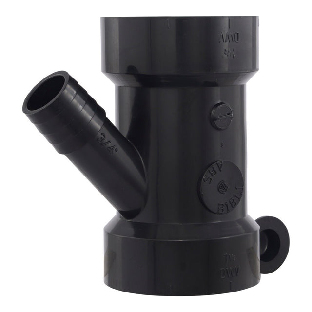 Eastman 60519 1-1/2 in x 1-1/2 in x 3/4 in ABS DWV Appliance Wye Fitting