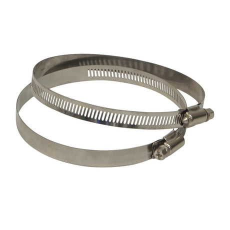 Eastman 60608N 4 in Dryer Hose Clamps for Dryer Duct Installation (2 Pack)