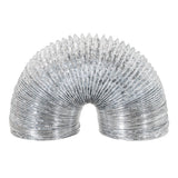 Eastman 60616 4 in x 8 ft Flexible Aluminum Laminate Dryer Duct with Clamps - 2