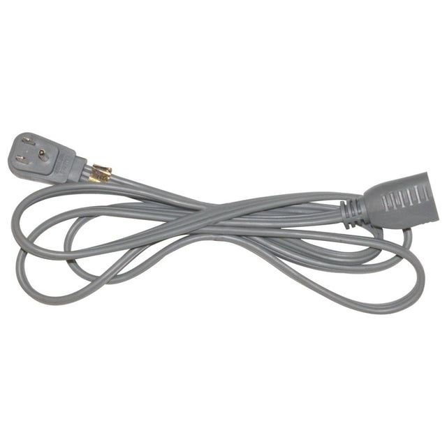 Eastman 60627 3 ft Gray 3 Prong Appliance Extension Cord 15A 120V