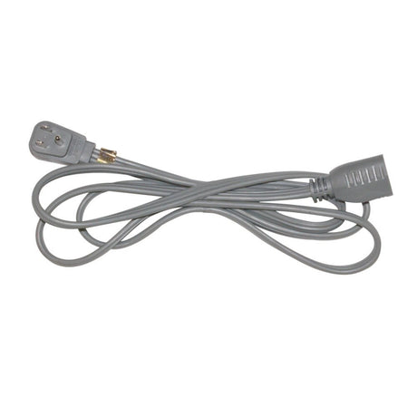 Eastman 60628 6 ft Gray 3 Prong Appliance Extension Cord for Refrigerators 15 Amp 120 Volt