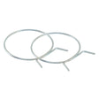 Eastman 60642 4 in. Metal Spring Tension Clips for Dryer Duct