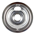 Eastman 60727 6 in Chrome Deep Reflector Bowl for GE and Hotpoint Ranges
