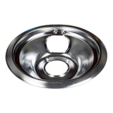 Eastman 60727 6 in Chrome Deep Reflector Bowl for GE and Hotpoint Ranges - 2