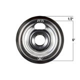 Eastman 60727 6 in Chrome Deep Reflector Bowl for GE and Hotpoint Ranges - 3