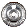 Eastman 60728 8 in Chrome Deep Reflector Bowl for GE and Hotpoint Electric Ranges