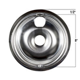 Eastman 60728 8 in Chrome Deep Reflector Bowl for GE and Hotpoint Electric Ranges - 3