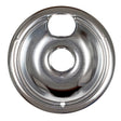 Eastman 60747 8 in. Chrome Range Reflector Bowl for Whirlpool Ranges