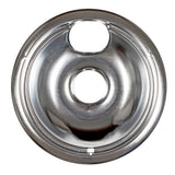 Eastman 60747 8 in. Chrome Range Reflector Bowl for Whirlpool Ranges