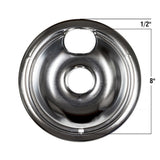 Eastman 60747 8 in. Chrome Range Reflector Bowl for Whirlpool Ranges - 3