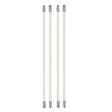 Eastman 60767 8 ft Dryer Vent Cleaning Extension Rod Kit with Flexible Quick Snap Rods