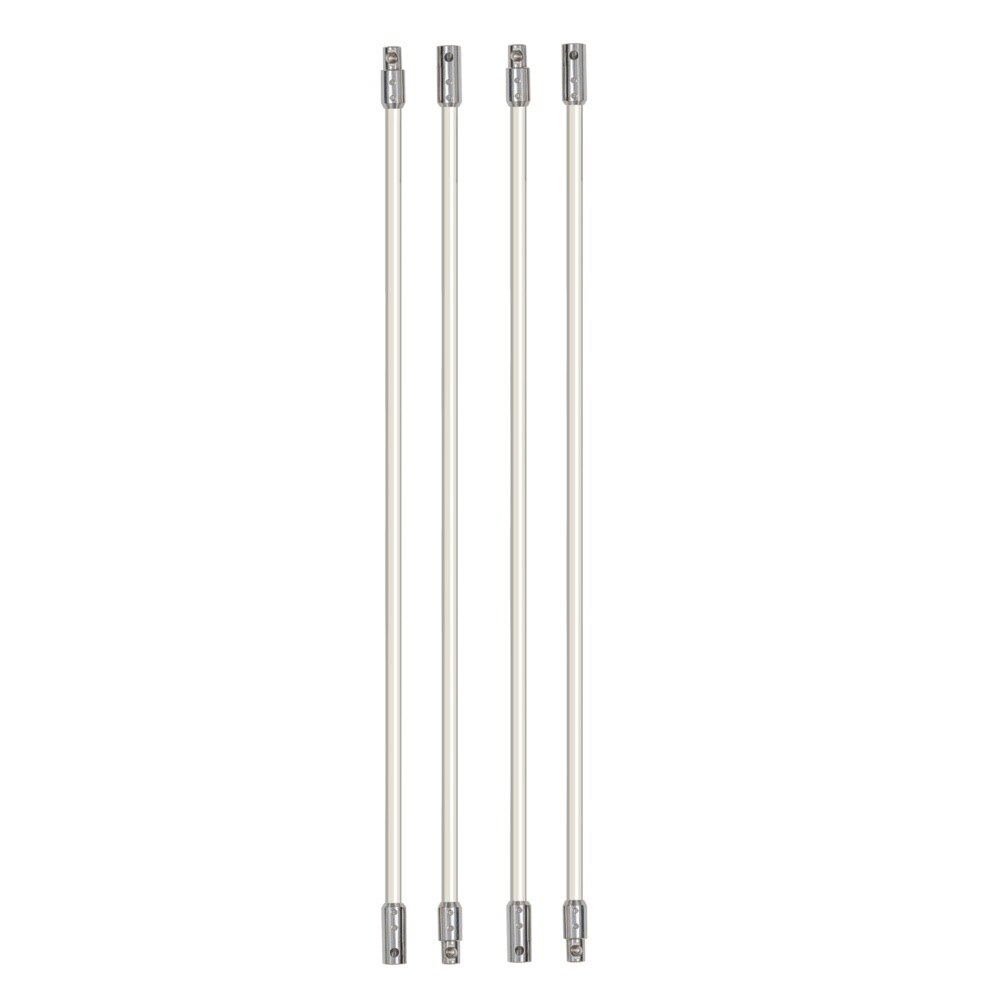 Eastman 60767 8 ft Dryer Vent Cleaning Extension Rod Kit with Flexible Quick Snap Rods