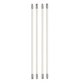Eastman 60767 8 ft Dryer Vent Cleaning Extension Rod Kit with Flexible Quick Snap Rods