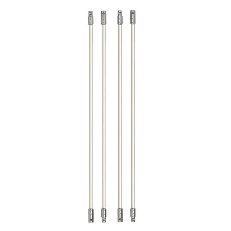 Eastman 60767 8 ft Dryer Vent Cleaning Extension Rod Kit with Flexible Quick Snap Rods