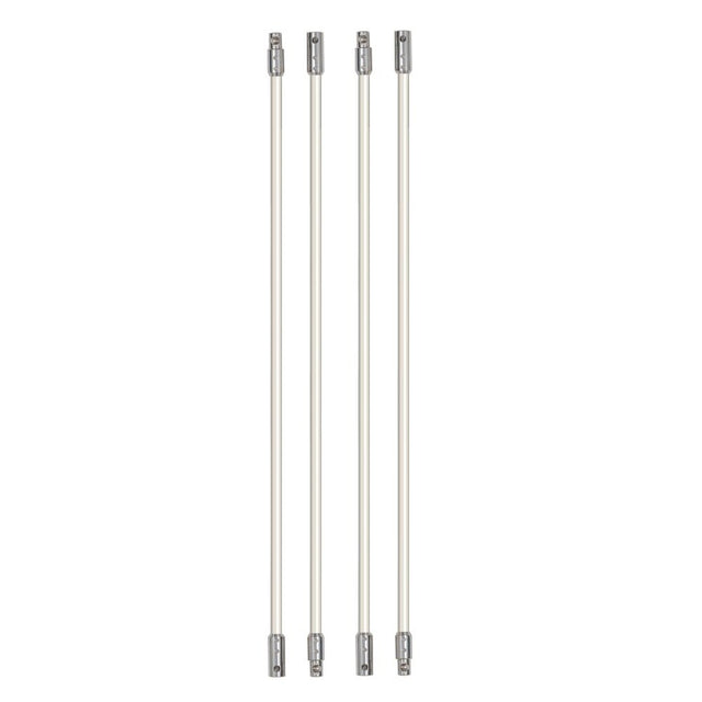 Eastman 60767 8 ft Dryer Vent Cleaning Extension Rod Kit with Flexible Quick Snap Rods